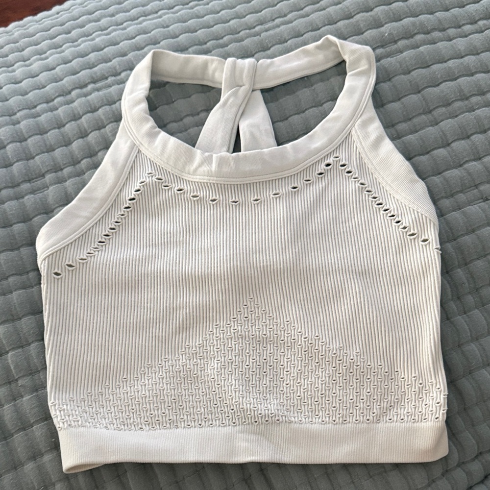 FP Movement by Free People Ivory Knit Tank Top